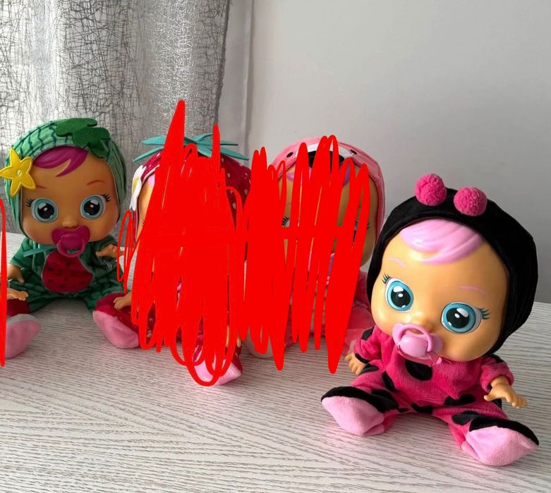 Класні лялечки Cry Babies зі звуком