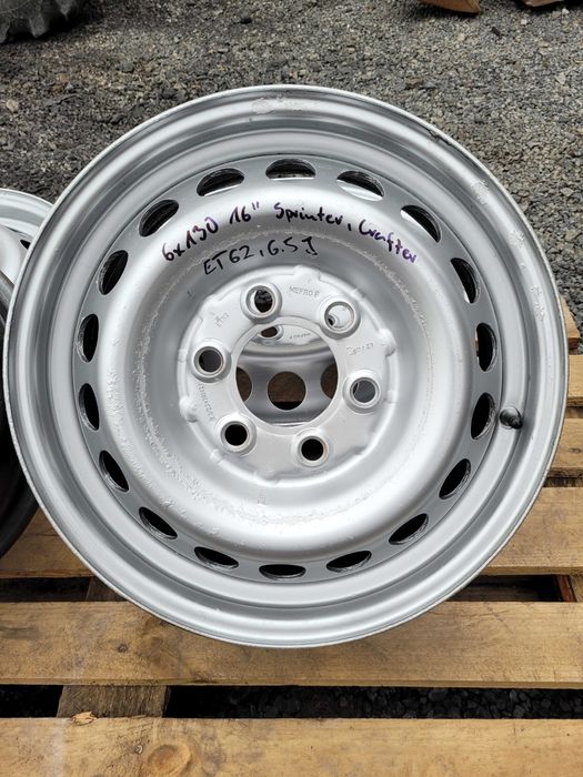 FELGI Stalowe Stalówki Sprinter Crafter - 16 cali 6x130