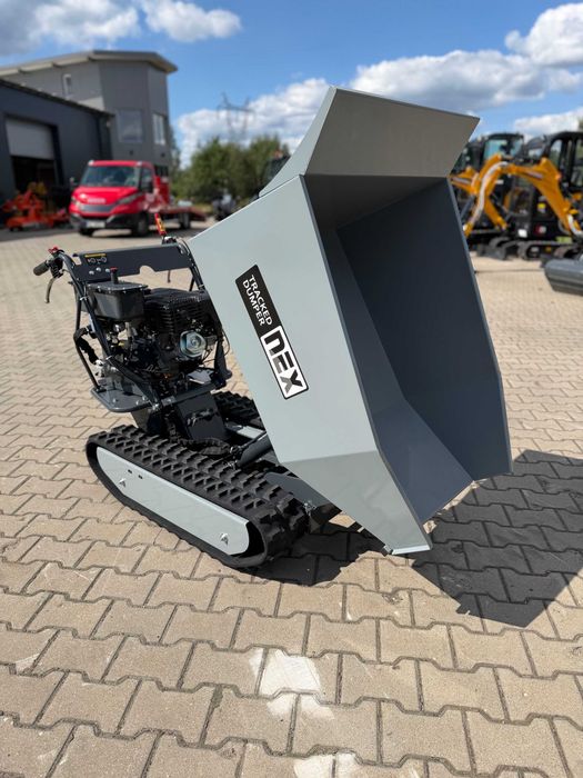 Taczka spalinowa gąsienicowa NEX 500KG wysyp hydrauliczny