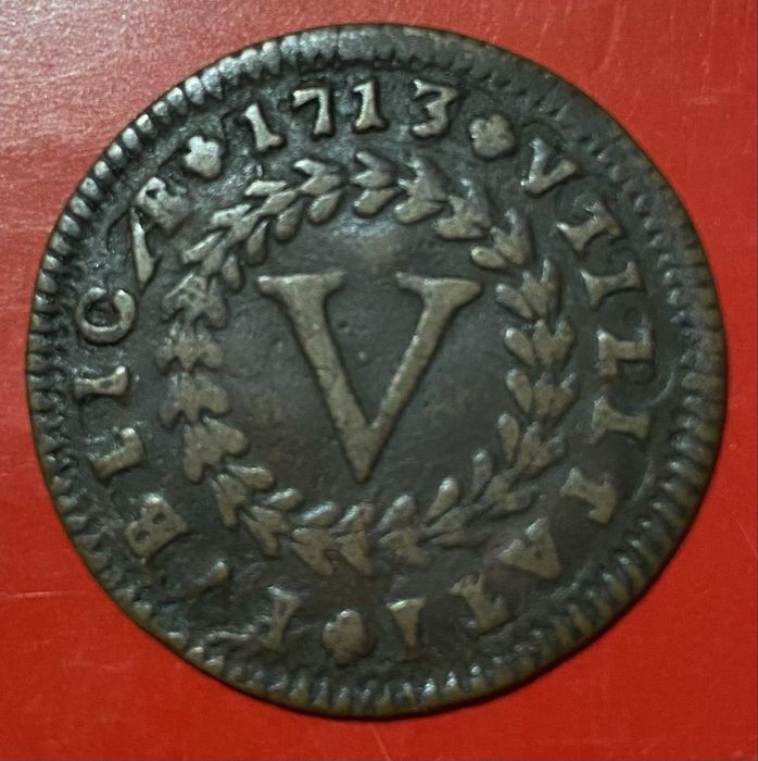 Moeda (2095) D. Joao V - V Reis 1713
