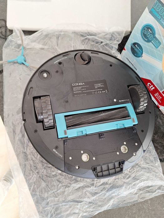 Aspirador robot com depósito