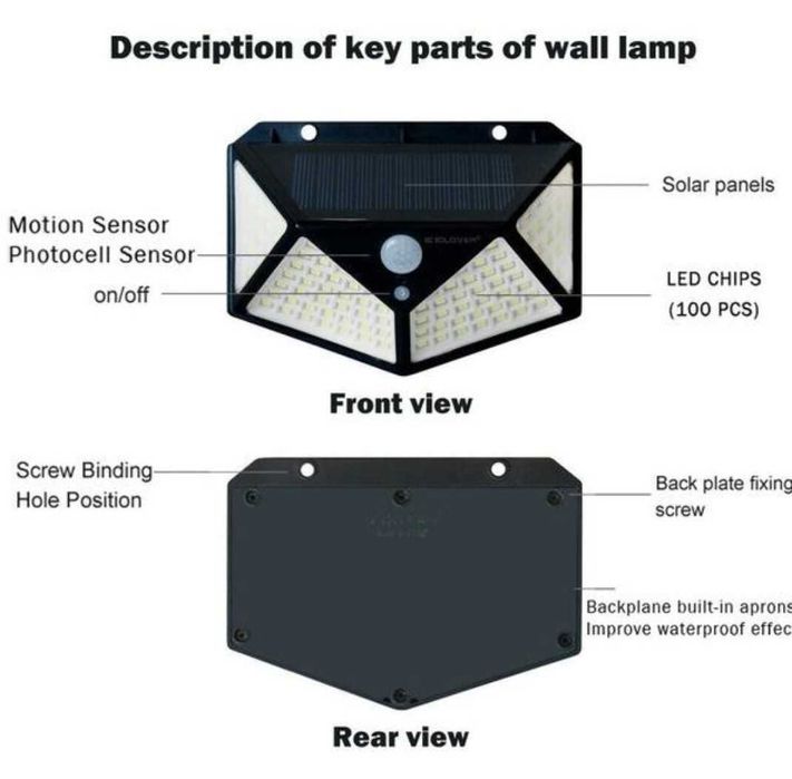Luz solar exterior, com sensor.424883710927851527