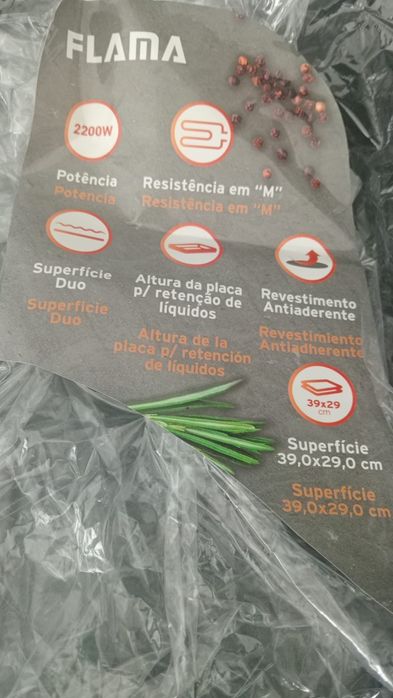 Grelhador elétrico da Flama