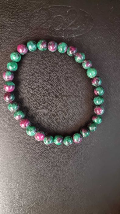 Pulseira de pedra natural Epídoto