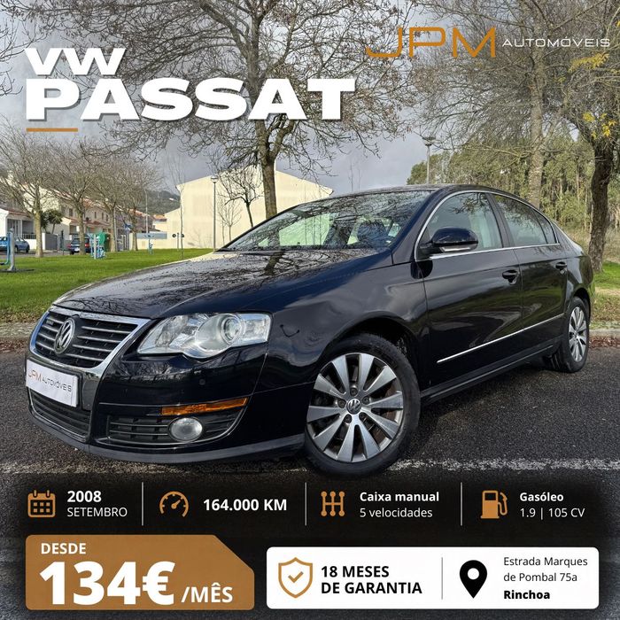 Volkswagen Passat 1.9 TDI - Nacional 164.000KM - 18 Meses de Garantia