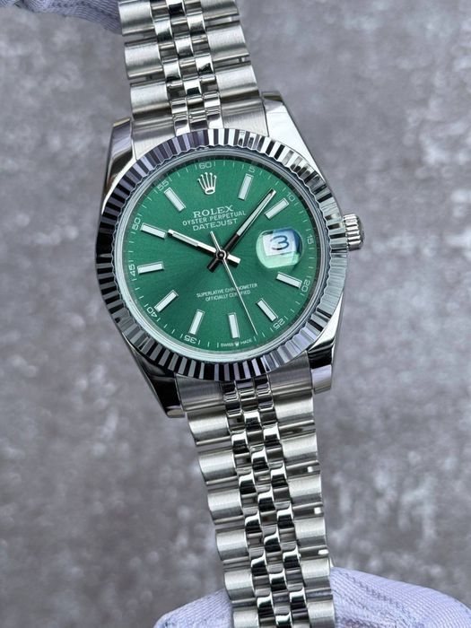 Механічний чоловічий годинник Rolex Datejust Green