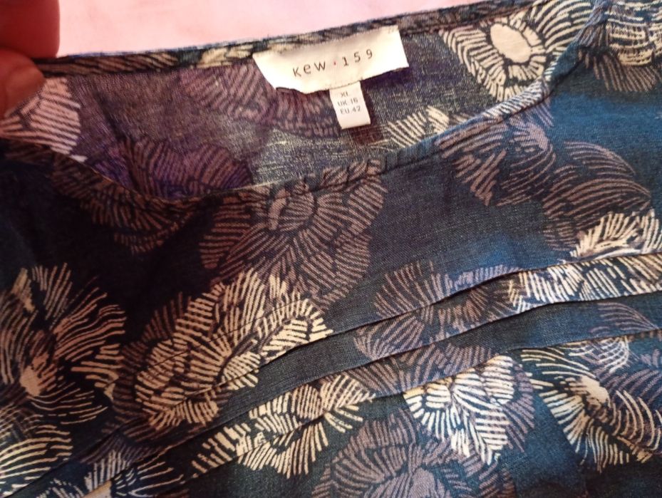 Lniana bluzka, tunika len 100% urop,  lato, weekend size xxl