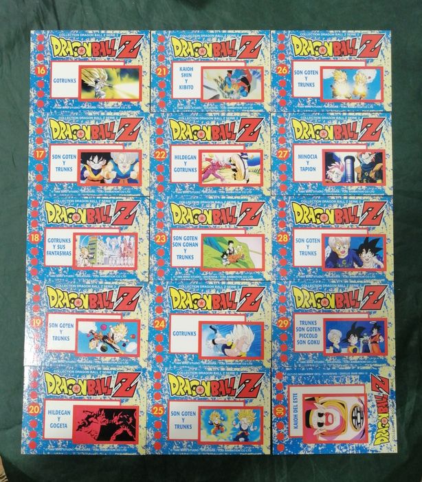 Cartas dbz Dragon Ball Z  2 série estado rigorosamente novo  cada 0,75