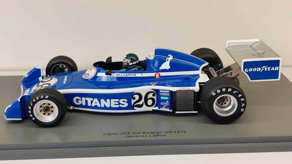 Ligier JS5 Belgian GP 1976 Spark 1:18