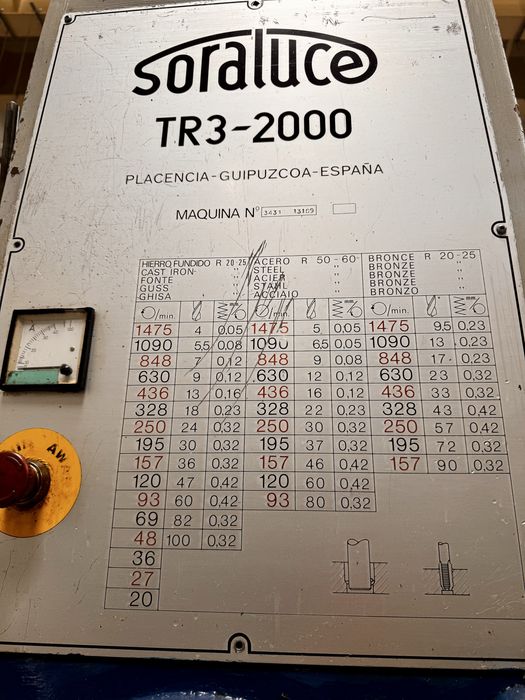 Wiertarka promieniowa SORALUCE TR3-2000