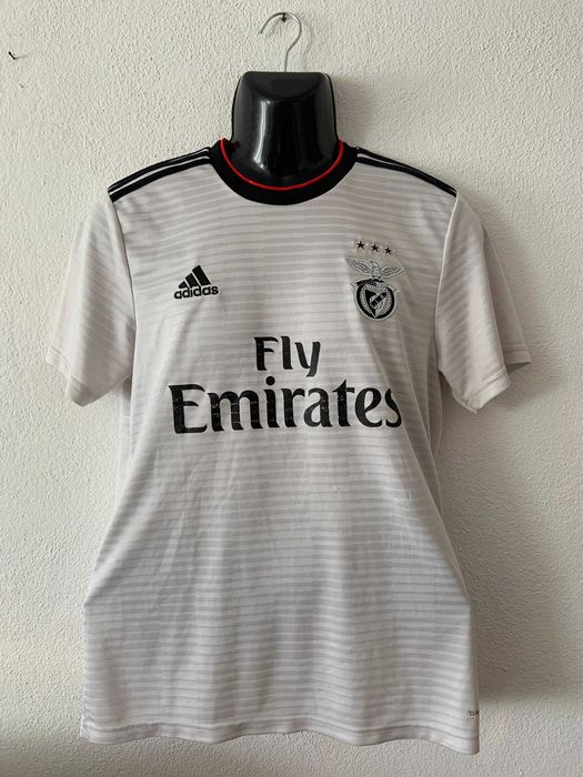 #10 Jonas SL Benfica 2018/2019 Away Football Jersey Adidas Size M
