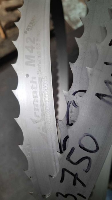 Armoth Bimetal, біметалеві пили для пилорам, стрічкові пили