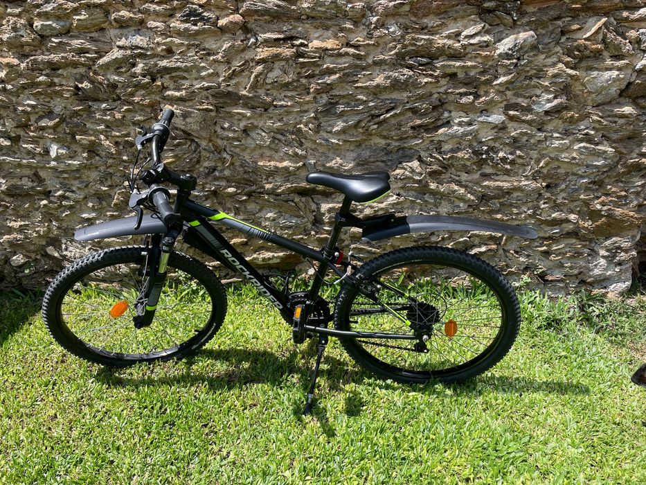 Bicicleta BTT Rockrider ST 500 com suspensão e extras