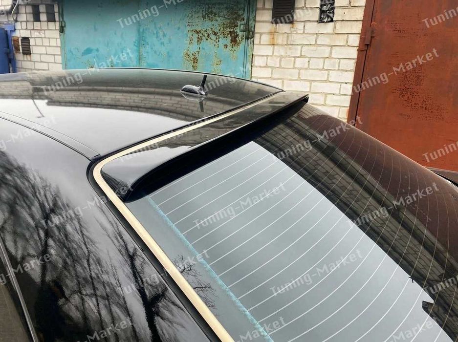 Лип спойлер сабля AMG на багажник Мерседес 210, Бленда Козырек на заднее стекло Mercedes W210, Накладки на фары реснички