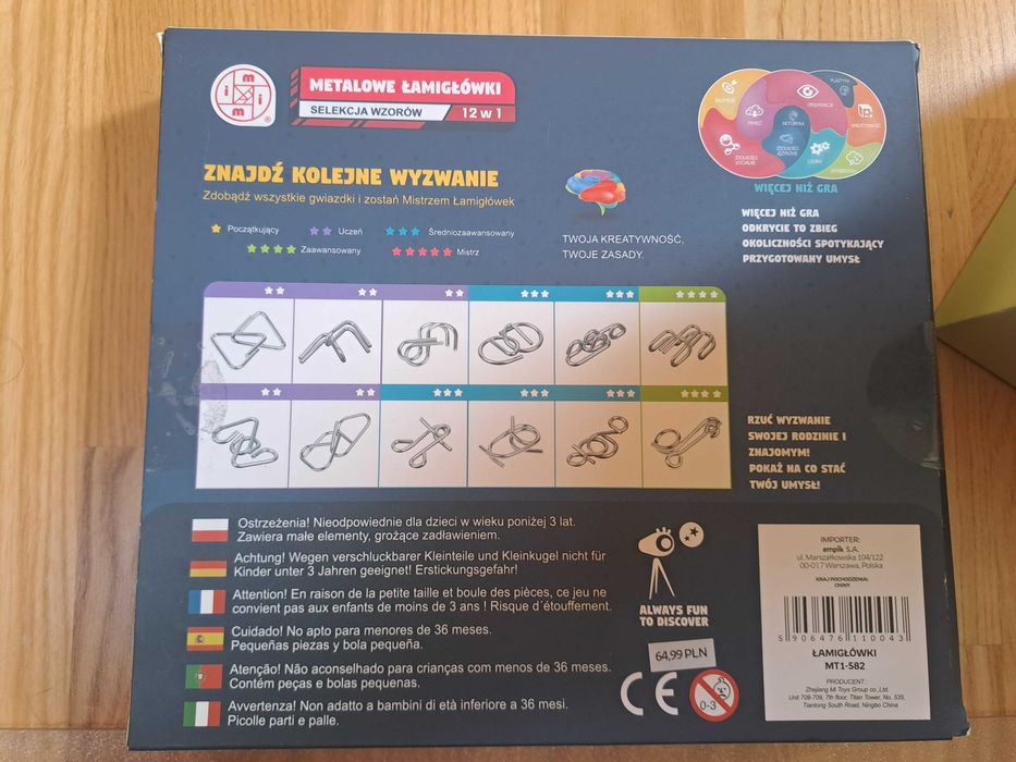 Łamigłówka Celtycka, metalowe łamigłowki Empik