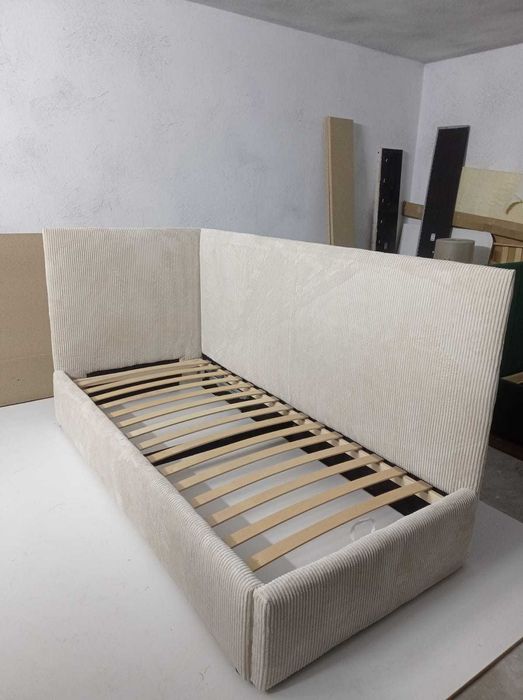 Łóżko tapicerowane 90/120/140/160/180/200 x200/SZTRUKS/WELUR/POJEMNIK