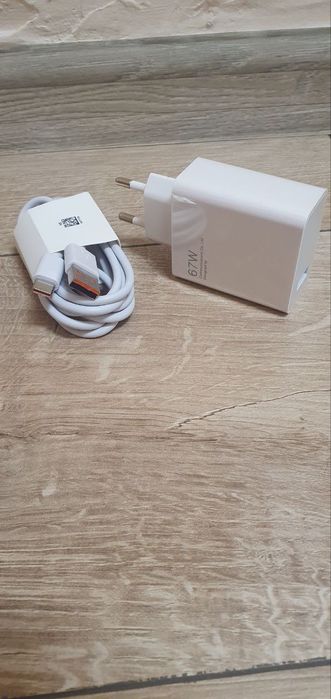 Блок живлення 67W + кабель USB- type C 1.8 м Turbo Charge
