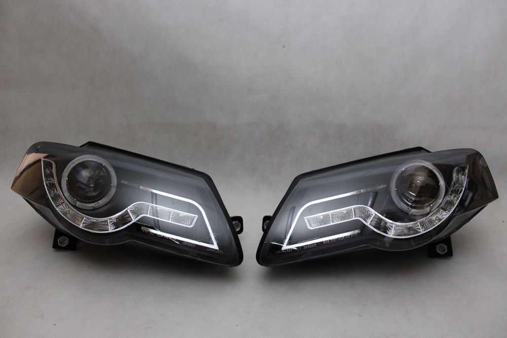 Lampy reflektory przednie przód VW PASSAT B6 05-10 Tuning LED BLACK
