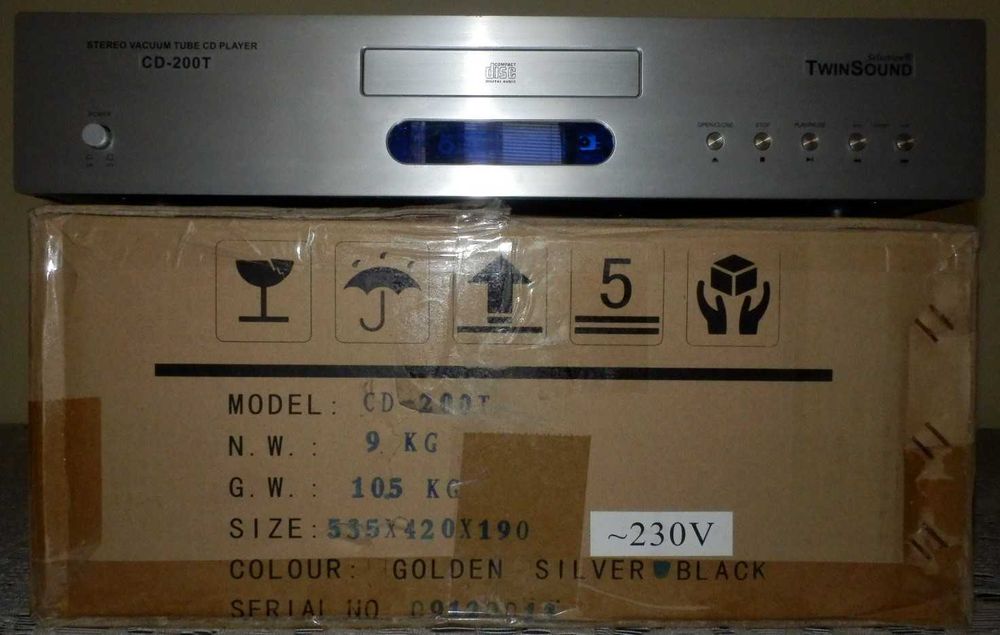 TwinSound CD-200T (XLR, lampy 3 x 6922)