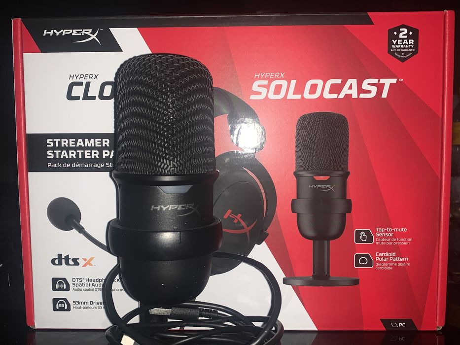 Microfone SoloCast HyperX