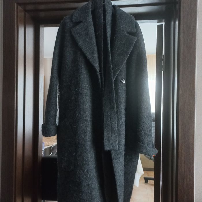 Пальто зимове з валяної вовни