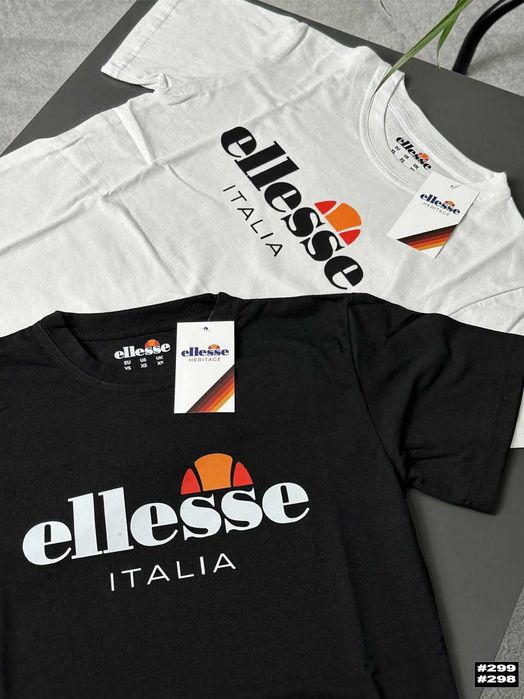 БОЛЬШОЙ ПРИНТ | Новая Футболка Ellesse Italia | Еллис Кофта