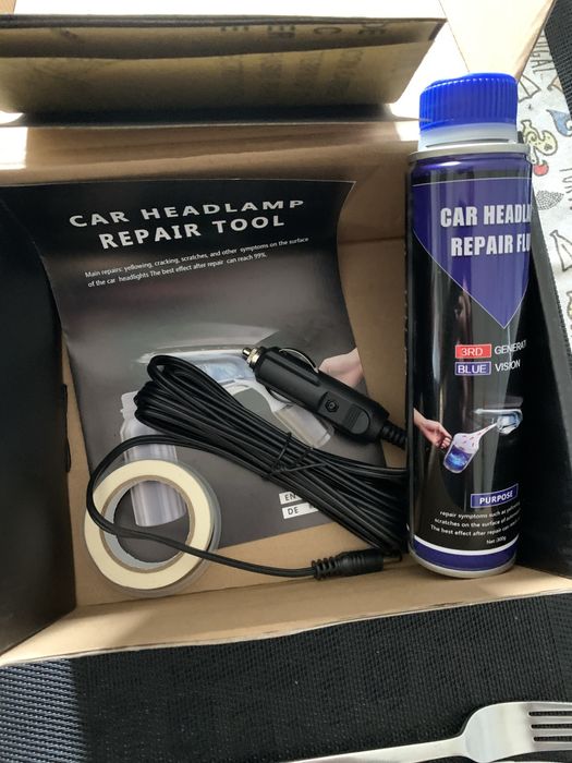 Restauracao farois kit completo