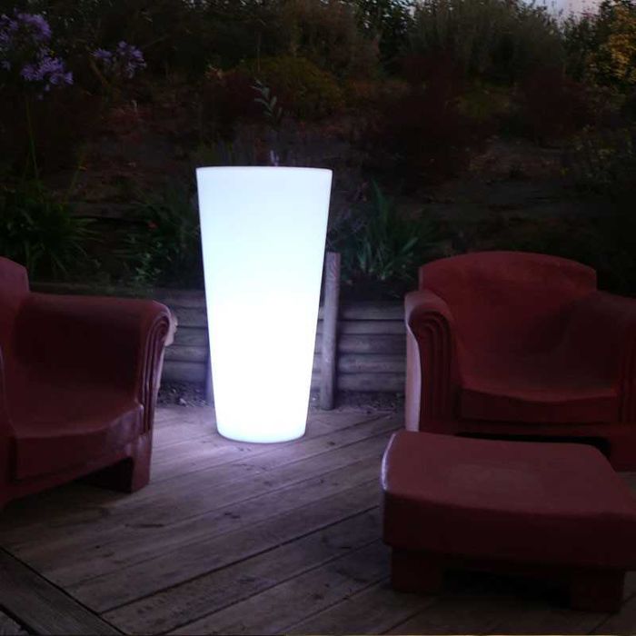 Vasos com iluminação