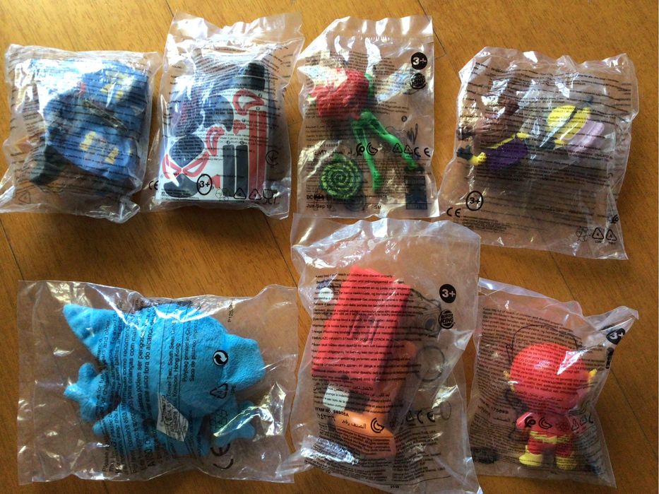 Bonecos Mc’Donalds e Burguer King Novos