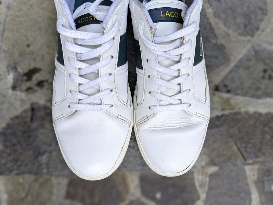 Кеди кросівки білі Lacoste 40,5 р