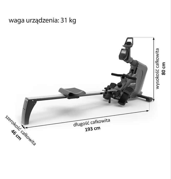 Wioślarz magnetyczny KETTLER Axos Rower 2.0