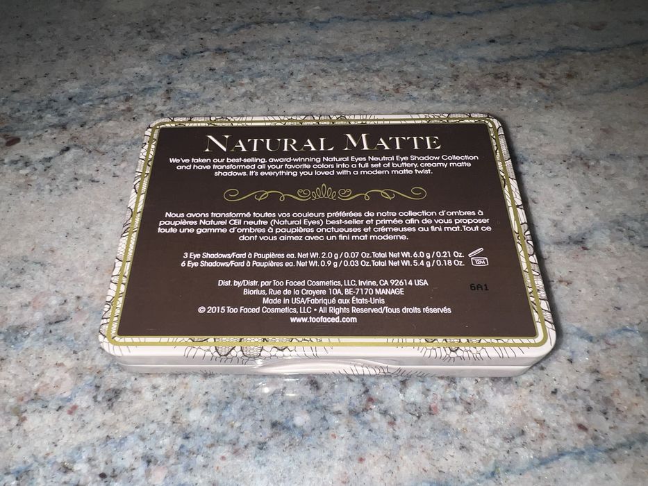 Paleta Natural Matte Too Faced Nowa