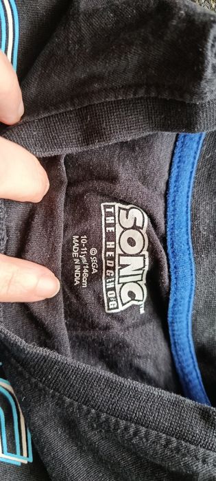 Lote 2 pijamas manga comprida 100%algodao do SONiC 10-11anos