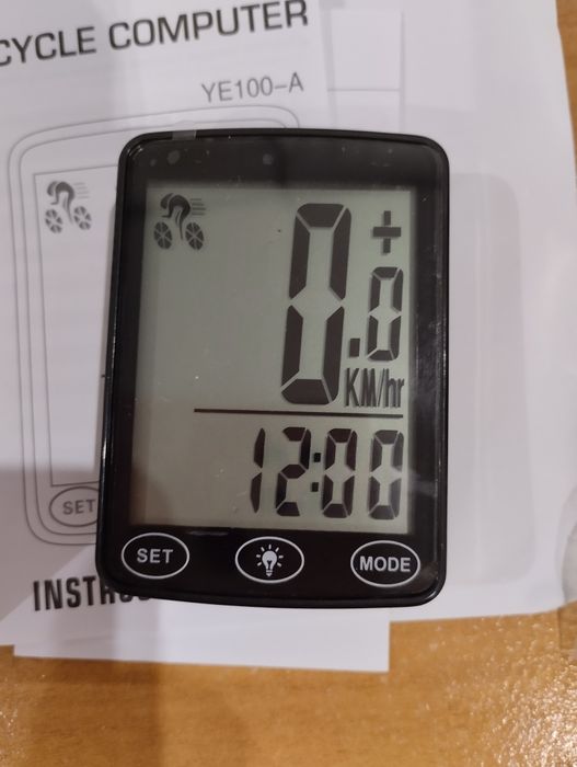Conta KMS e outras funções para bicicleta. Novo. Com instruções