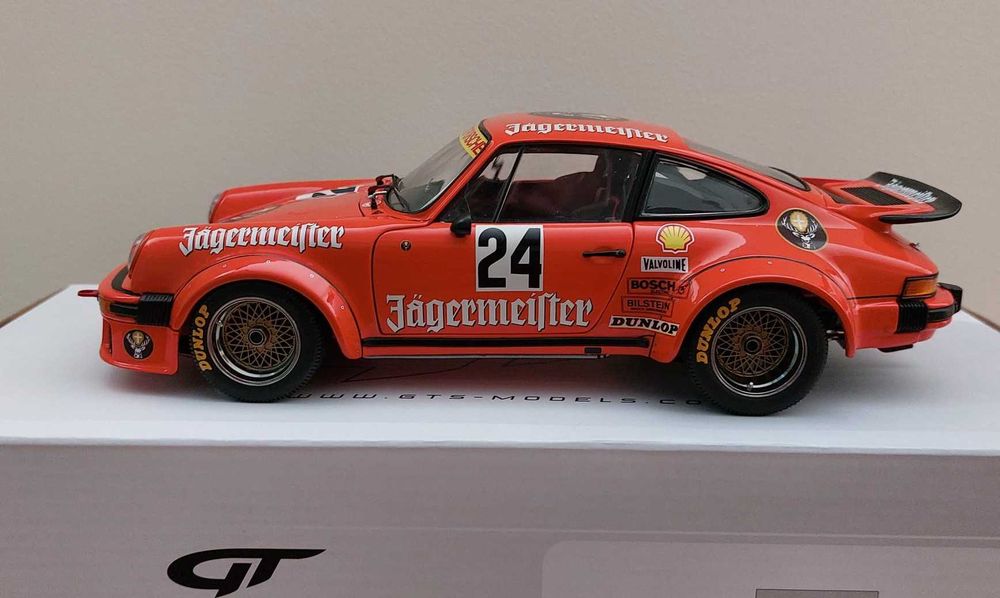 Miniatura Porsche 934 RSR #24 Jägermeister 1976 EXOTO 1:18