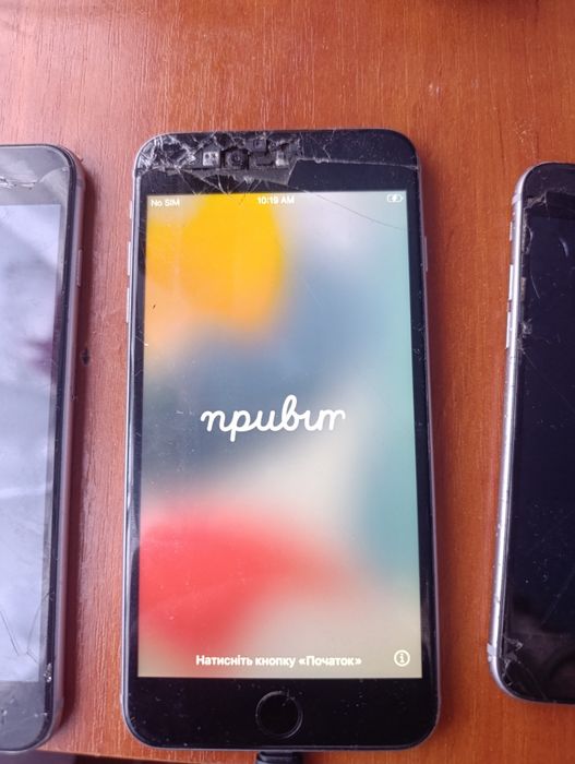 Лот Айфонів 6s plus+ 6s Вмикаються БЕЗ iCloud, На запчастини або під відновлення iPhone