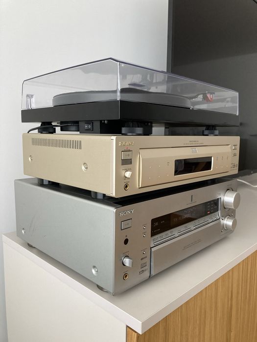 Leitor DVD/CD/Video CD Raro Topo de Gama Sony DVP-S7700