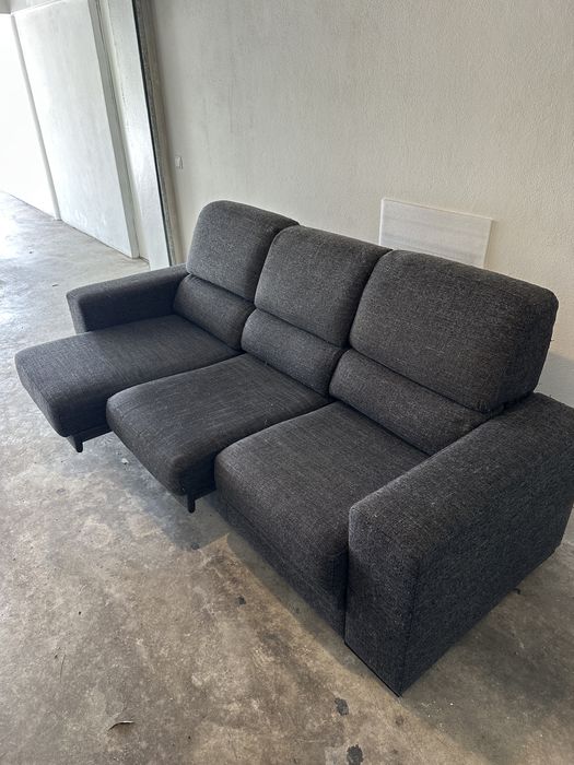 Sofa 3 lugares, assentos expansiveis