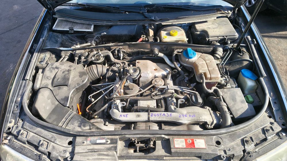 Silnik Audi A6 C5 2.5 AKE przeb. 276Tyś. FV Transport/Dostawa