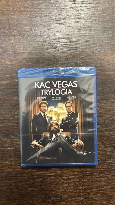 Nowy w folii zestaw filmow Kac Vegas Trylogia Blu-ray Bluray 3 filmy