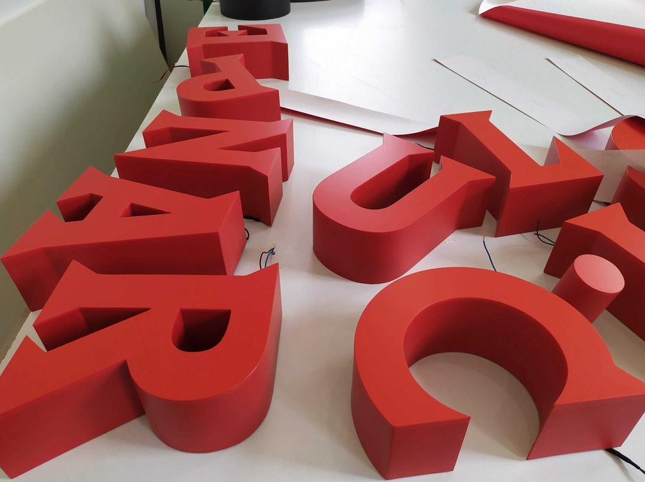 Зовнішня реклама, Об'ємні букви, Вивіска, Вывеска, Лайтбокс