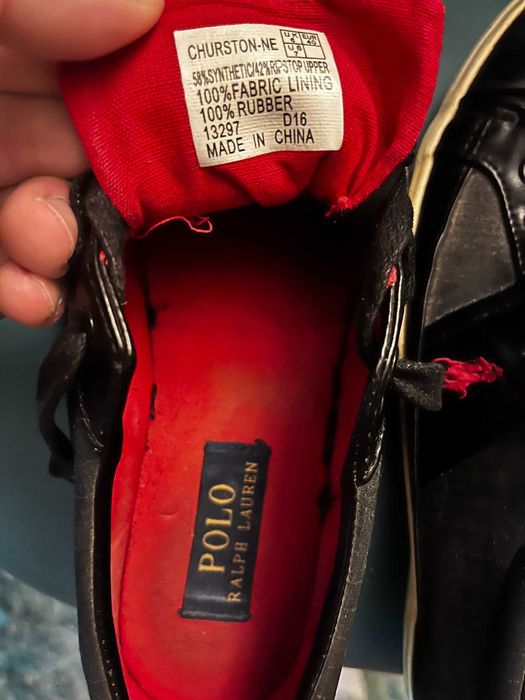 Sapato Sapatilha da Polo Ralph Lauren - Originais - Pretas