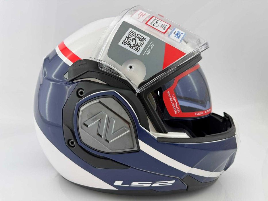 WYPRZEDAŻ Kask Szczękowy Blenda LS2 FF906 ADVANT Swipe Red Blue