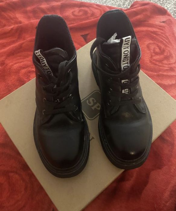 Ботинки  кожание