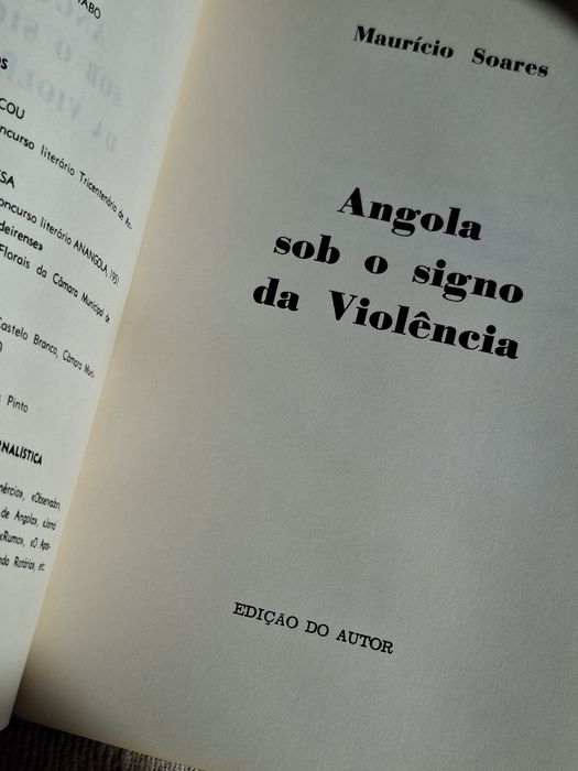 Descolonização Angola Sob o Signo da Violência Maurício Soares 1975