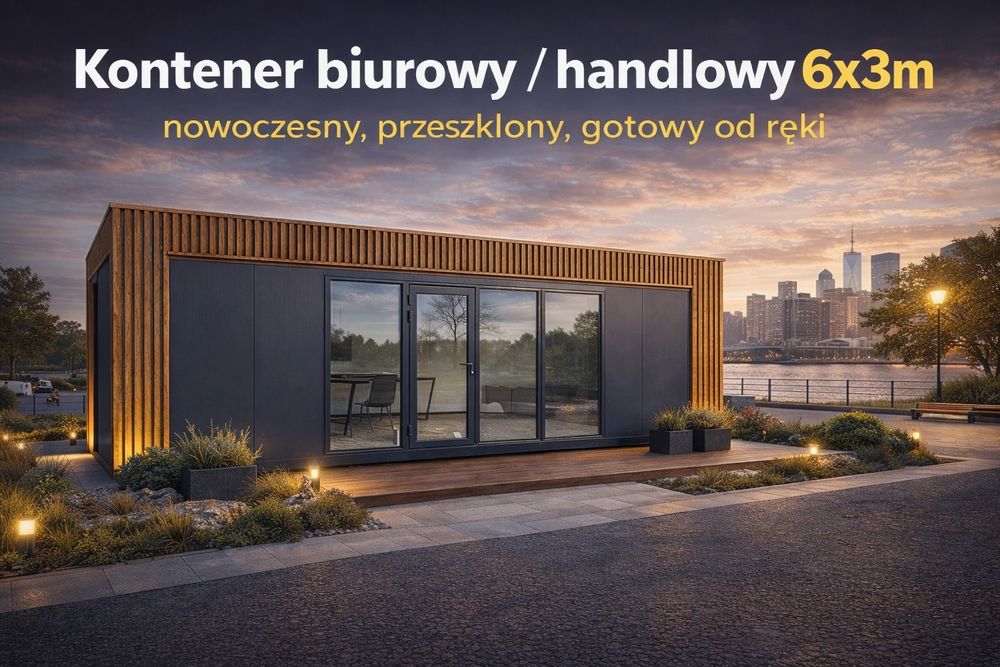 Kontener biurowy sklepowy  Sklep Salon pawilon BIAŁA PODLASKA sklep bi