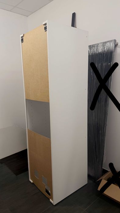 Szafka do lodówki METHOD (ikea) (2m wysoka) - zabudowa kuchenna