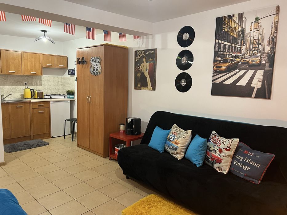 Kolorowy domek w Skorzęcinie noclegi pokój 4-os taras grill