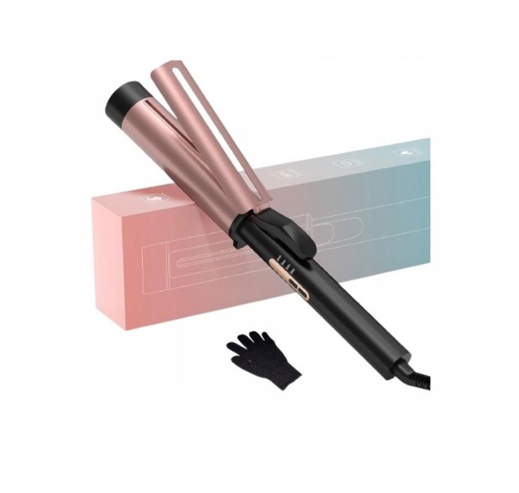 Lokówka ceramiczna UKLISS 40mm 4 temperatury 140°C-200°C DUŻE LOKI