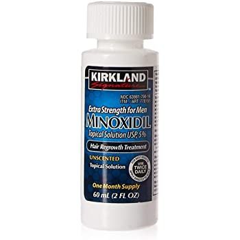 KIRKLAND MINOXIDIL 60ml barba cabelo ORIGINAL / roller